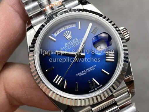 Rolex Day Date M128239 QF Factory 1:1 Best Clone  Blue Ombré  Dial - Image 2