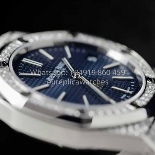 Audemars Piguet Royal Oak 15202ST.OO.1240ST.01 Custom Moissanite Diamonds 1:1 Best Clone - Imagen 7