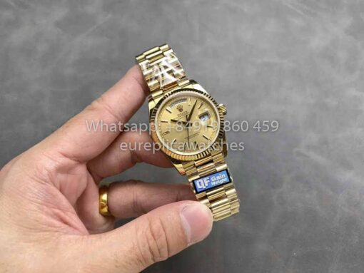 Rolex Day Date M128238-0045 - 128238-0045 Index Dial QF Factory 1:1 Best Clone 36mm - 이미지 4