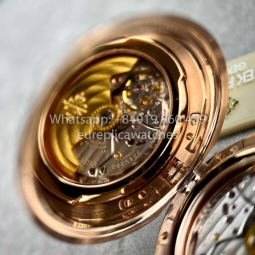 Patek Philippe Calatrava 5227J-001 coated 18k Rose gold 1:1 Best Clone 3K Factory - Image 4